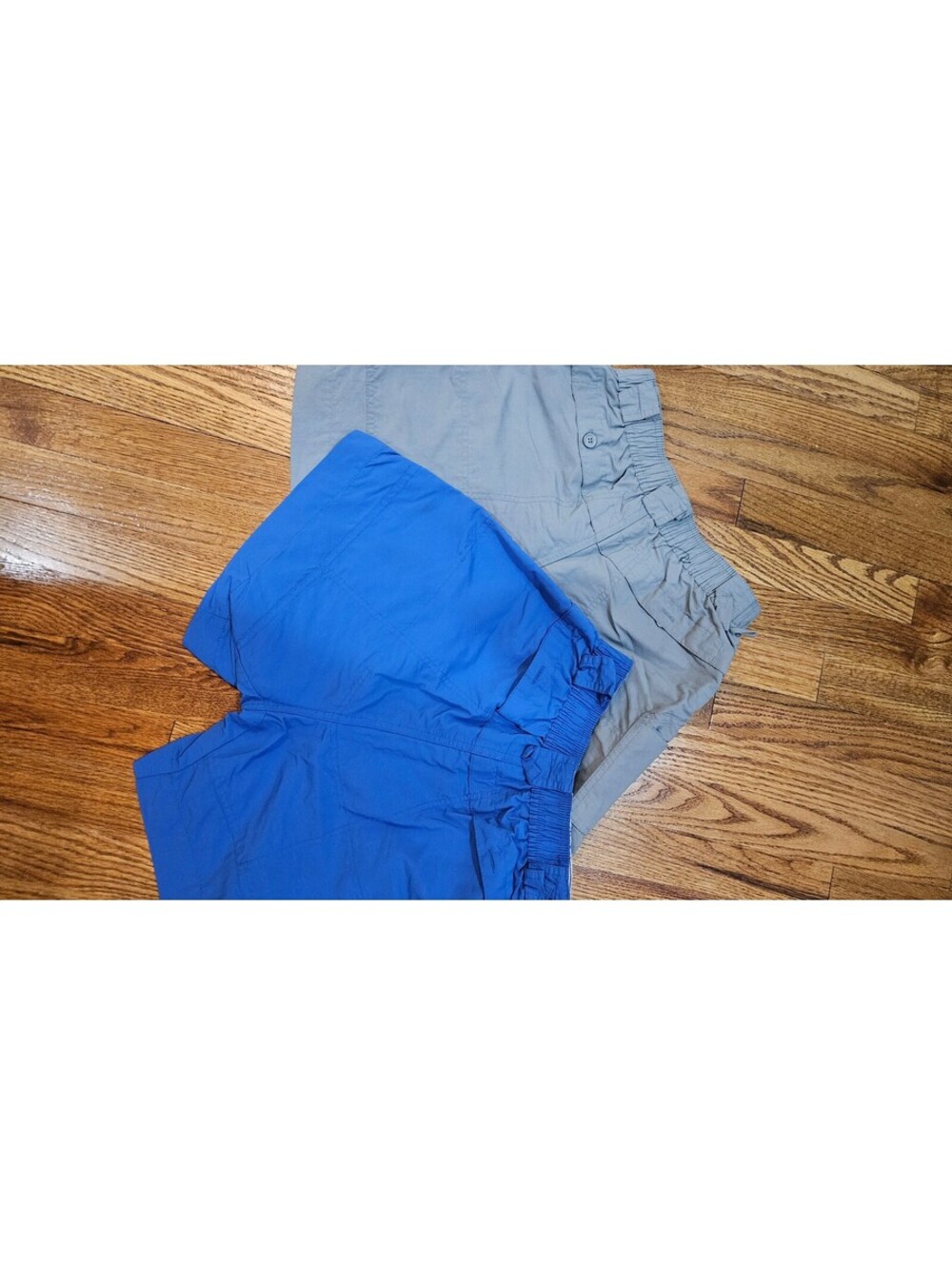 AFTCO Men's Fishing Shorts, Size 30, Blue and Gray, Set of 2